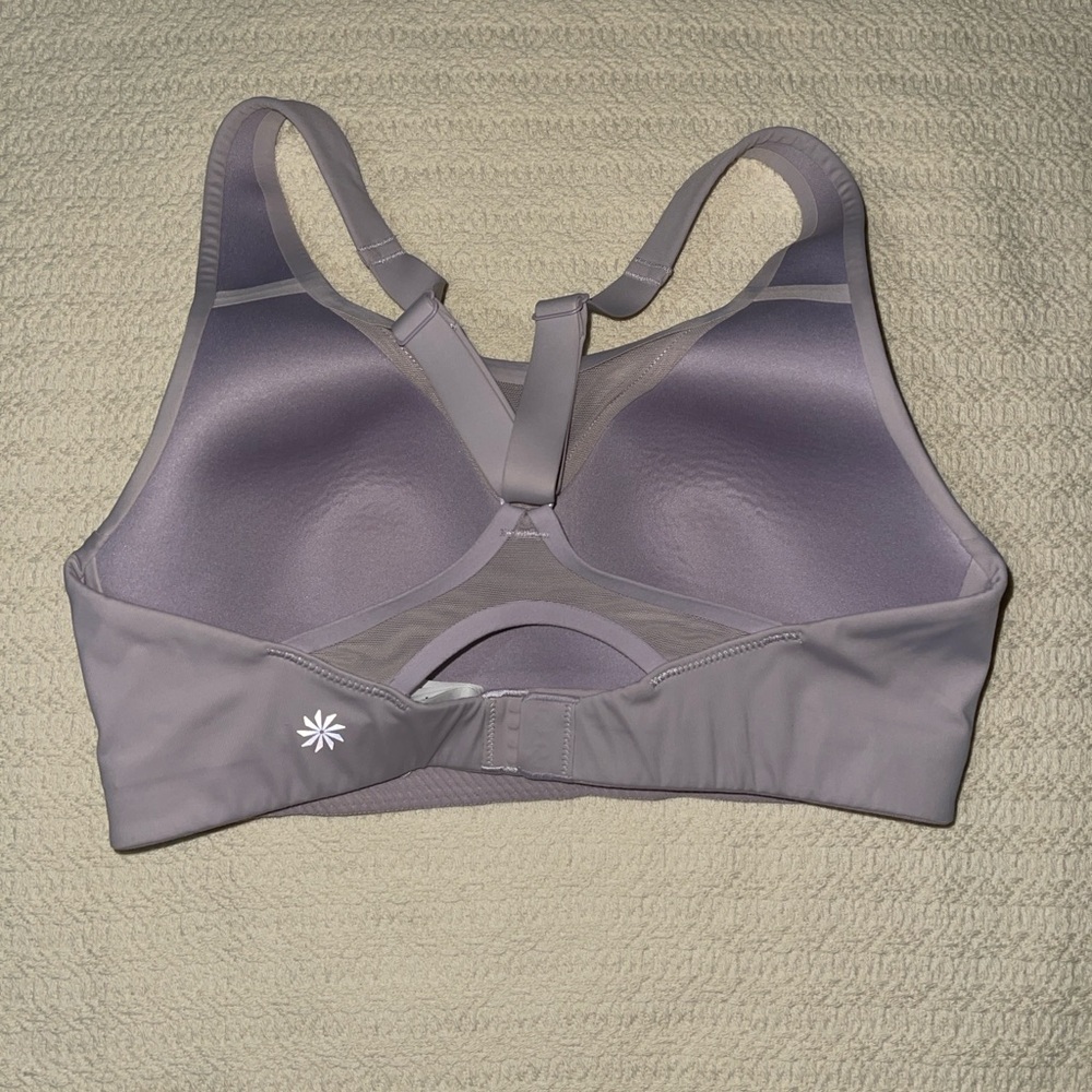 Athleta Women's Soft Purple Sports Bra - Picture 2 of 4